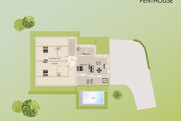 Villa con Attico e Piscina privata